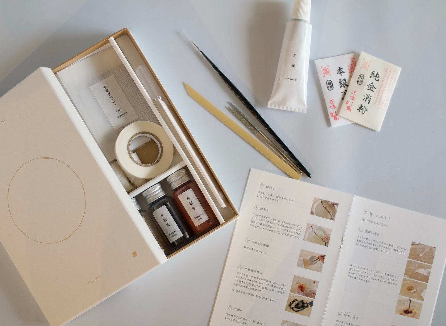Japanese Kintsugi Kit with Urushi [Handmade in Japan]