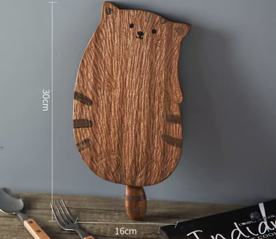 Gohobi Ebony Cat Shape Tray