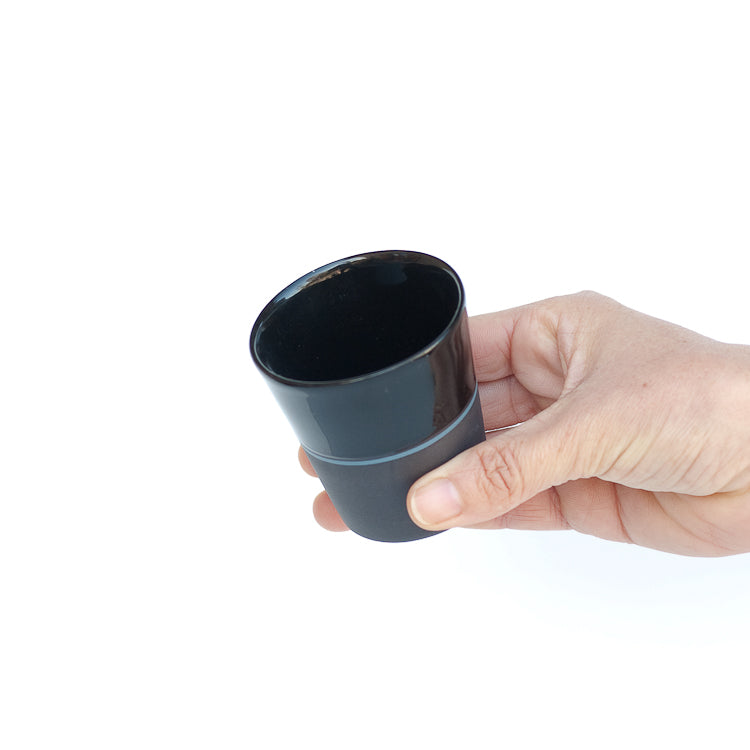 [Sue Ure x Gohobi] Black porcelain Small beaker