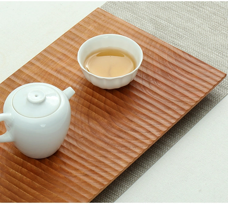Gohobi Handcrafted Solid Wood Serving Tray