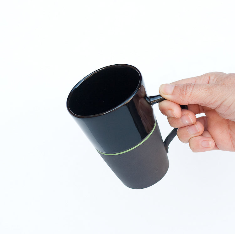 [Sue Ure x Gohobi] Black porcelain Tall mug