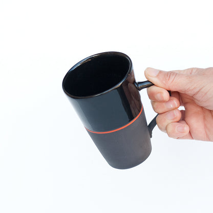 [Sue Ure x Gohobi] Black porcelain Tall mug