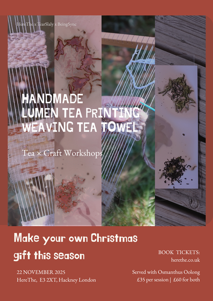 Tea Lumen Printing & Weaving Workshop in Hackney Wick, London