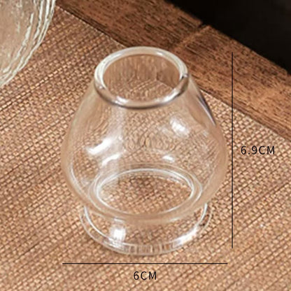 Gohobi Handmade Matcha Glass Pitcher & Whisk Holder