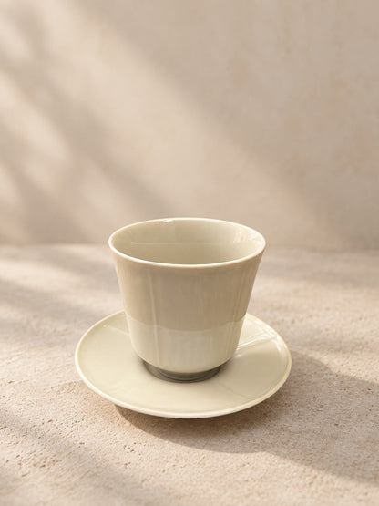 Gohobi Handmade Green Tea Cup and Saucer