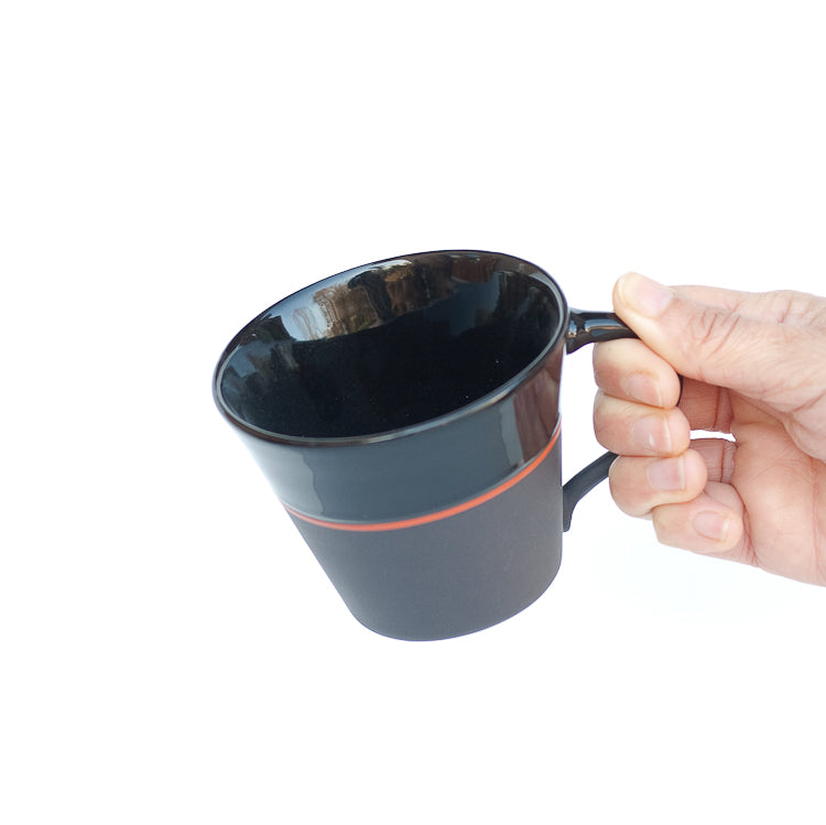 [Sue Ure x Gohobi] Black porcelain Wide mug