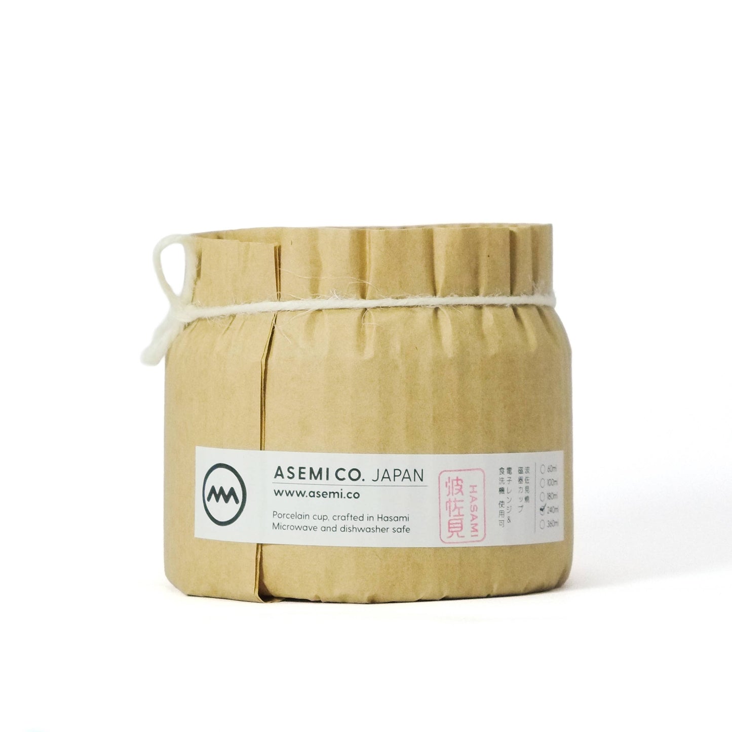Asemi Co. Hasami-yaki Cup - Ash [Made in Japan]