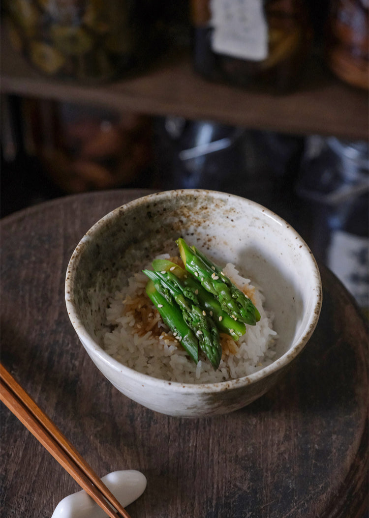 [Made in Japan] Gohobi Minoya Shino Glaze Hat Bowl
