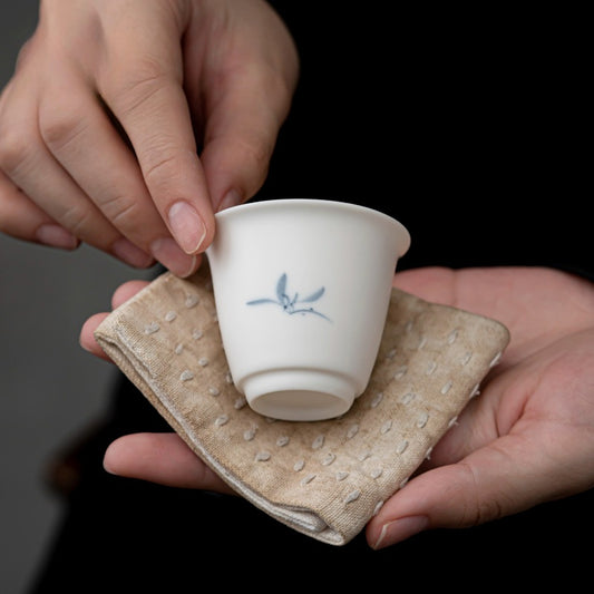 Gohobi Qiu Shui Orchid Ceramic Teacup