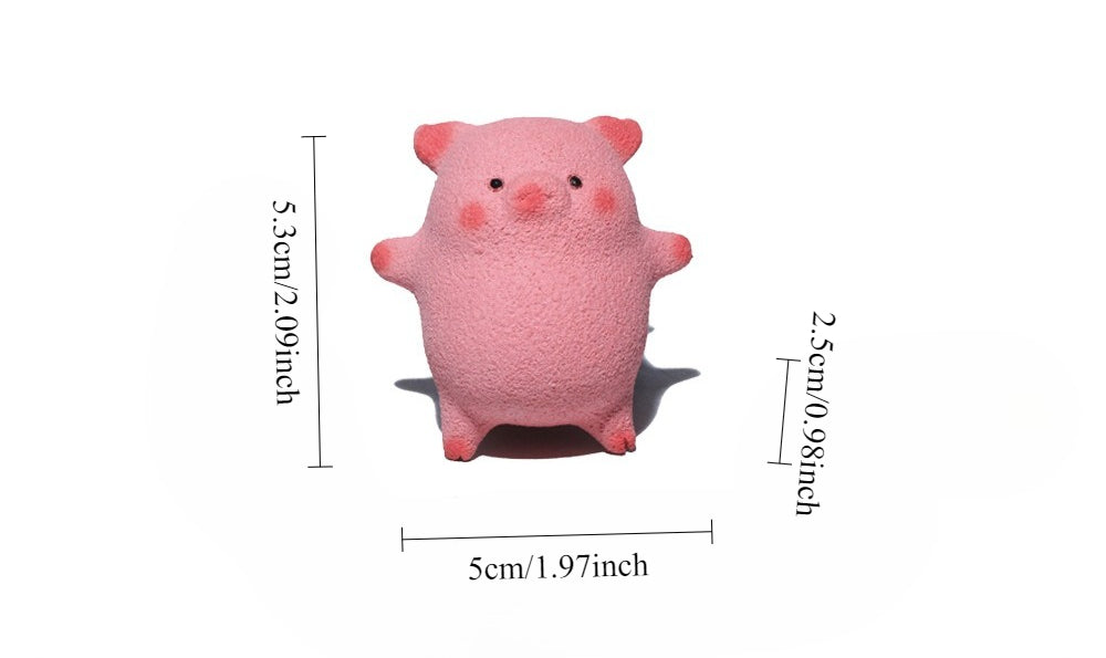 Gohobi Yixing Purple Clay Twelve Zodiac Pig Tea Pet – Handmade Sleeping Pig Ornament