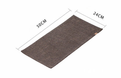 Gohobi Xiangyun Silk Tea Table Mat – Handmade Double-Sided Silk Tea Runner Zen Style
