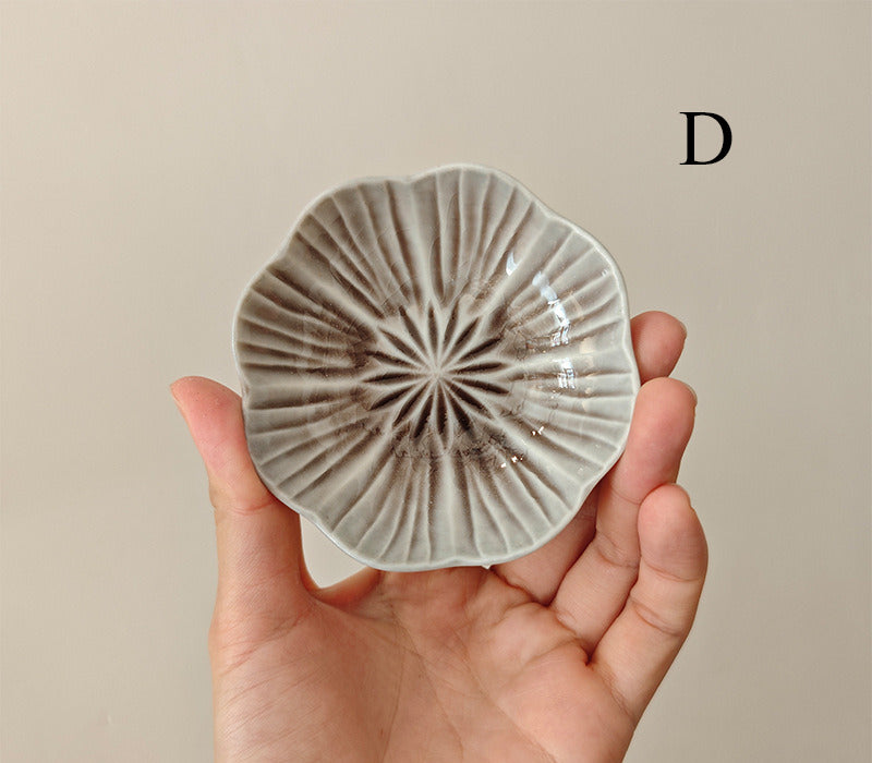 Gohobi Japanese Mino-yaki Ice Crack Small Plate [Made in Japan] – Sauce & Dipping Dish