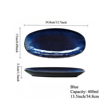 Gohobi Kiln-Change Oval Plate