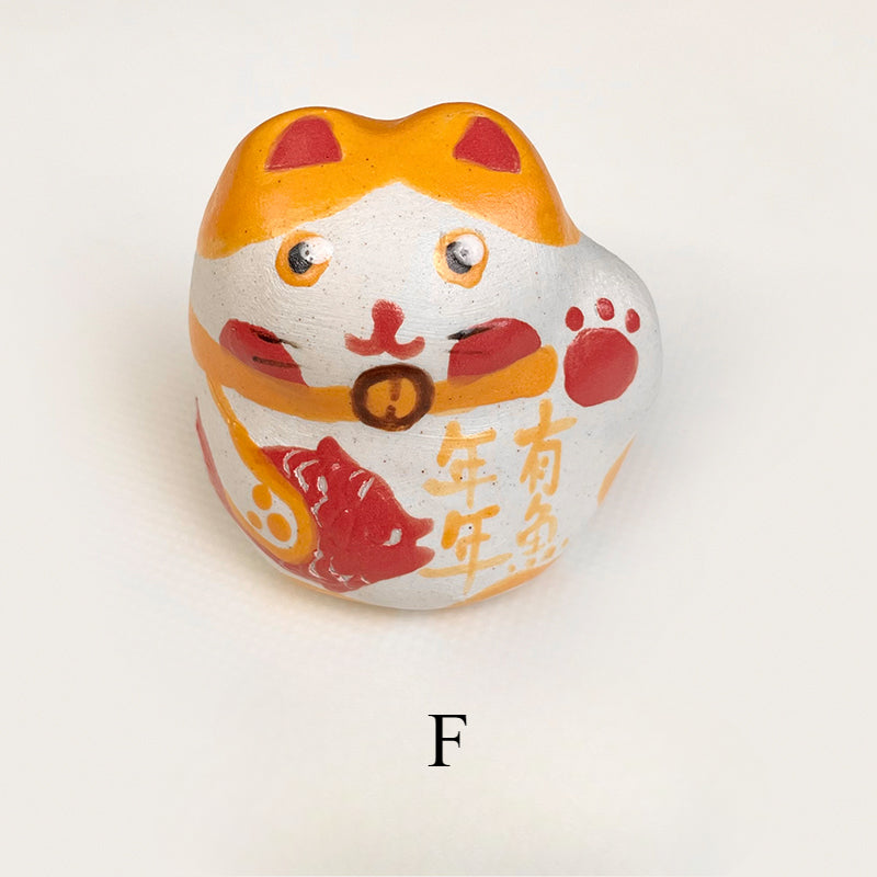 Gohobi x Little Diary Handmade Ceramic Lucky Cat