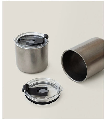 Gohobi 304 Stainless Steel Lidded Camping Cup