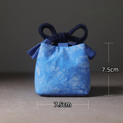 Gohobi Dyed Fabric Teaware Storage Travel Bag