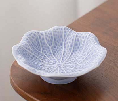 Gohobi Traditional Japanese Glazed Fruit Nuts Small Plate - Hibiscus 004