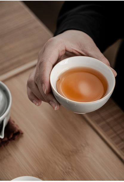 Gohobi Japanese Style Ice Grey Gaiwan Tea Set 004