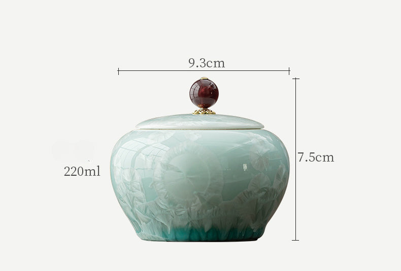 Gohobi Crystal Glazed Storage Jar 002