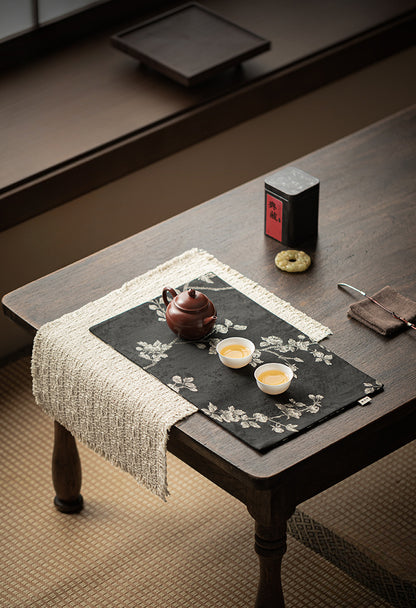 Gohobi Guofeng Brocade Tea Banquet Double-Sided Embroidered Tea Towel