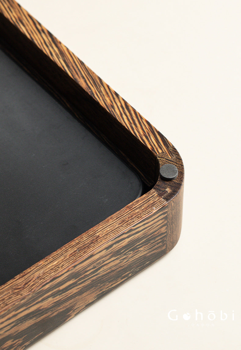 Gohobi Solid Wood Water Storage Tea Tray – Chinese Gongfu Tea Table Tray