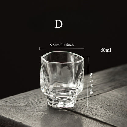 Gohobi High Borosilicate Glass Gongfu Tea Cup – Transparent Heat-Resistant Master Cup and Aroma Cup