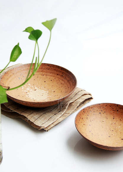 Gohobi Jiutu Coarse Pottery Plate