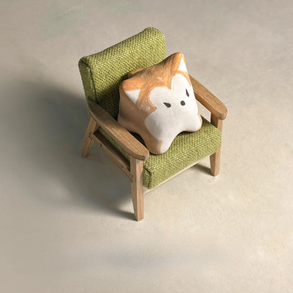 Gohobi x Little Diary Handmade Ceramic Akita Shiba Inu Dog