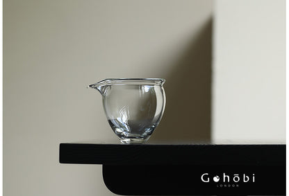 Gohobi Glass Fair Cup with Handle – Heat-Resistant Gongfu Tea Pitcher
