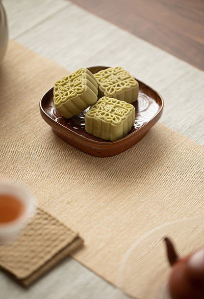 Gohobi Traditional Japanese Glazed Fruit Nuts Small Plate - Wave 009