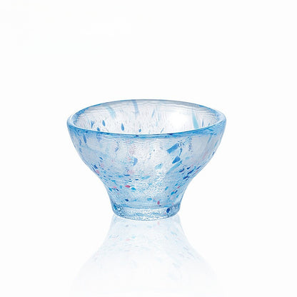 Gohobi Toyo Sasaki Handmade Japanese Glass Tea Cup – Small Sake Cup Chunge Style | Made in Japan