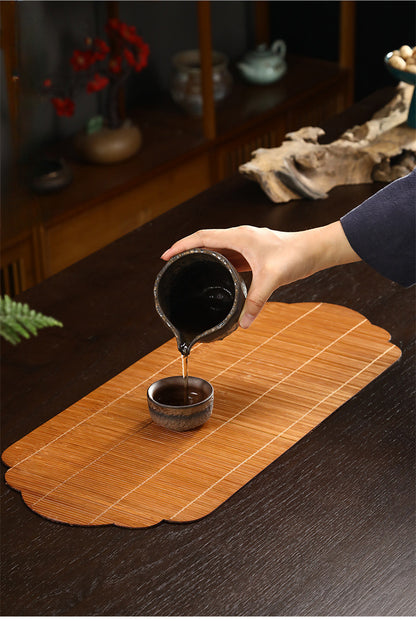 Gohobi Bamboo Thread Tea Placemat