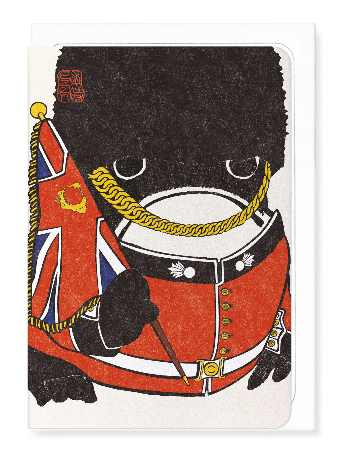 Ezen Designs ROYAL GUARD EZEN FROG: Greeting Card [Made in the UK]