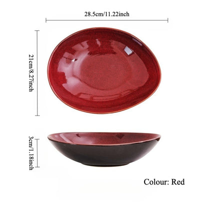 Gohobi Creative Kiln-Change Irregular Ceramic Bowl