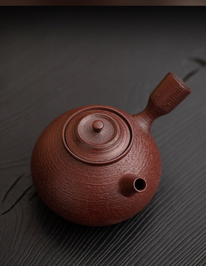 Gohobi Traditional Teapot and Stove Set 003 Old Rock Mud