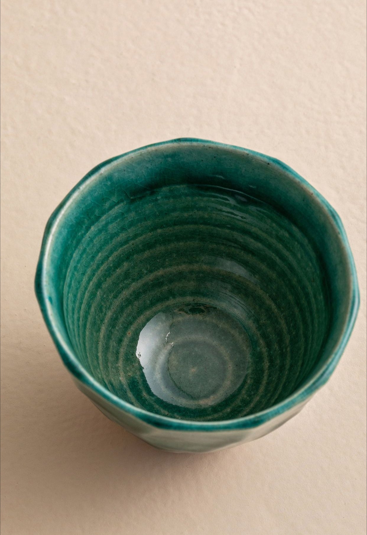 Gohobi Japanese Minoyaki Retro Coarse Pottery Teacup – Wabi Sabi Handmade Ceramic Master Cup | Made in Japan