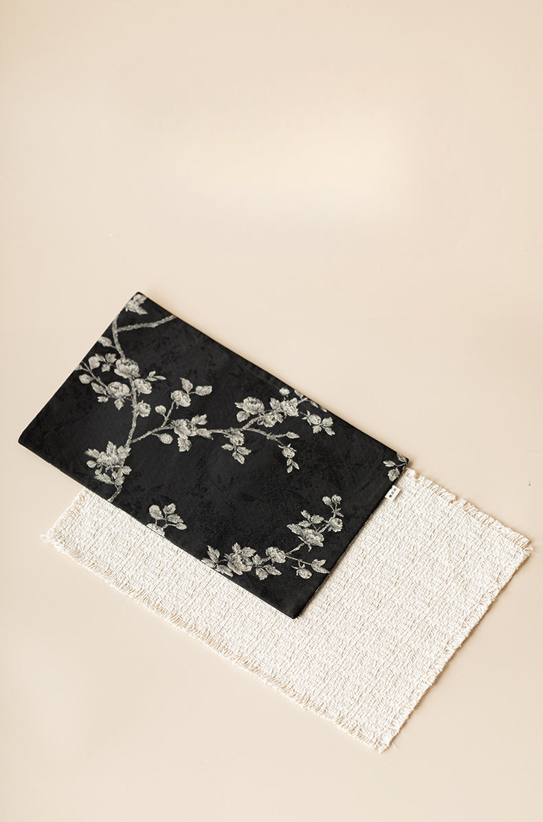 Gohobi Guofeng Brocade Tea Banquet Double-Sided Embroidered Tea Towel