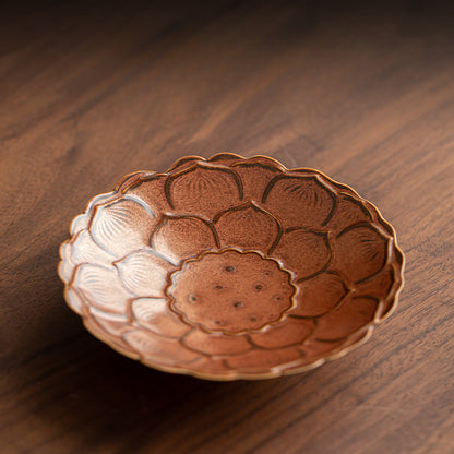 Gohobi, petite assiette de fruits glacés japonais traditionnels - Lotus 011