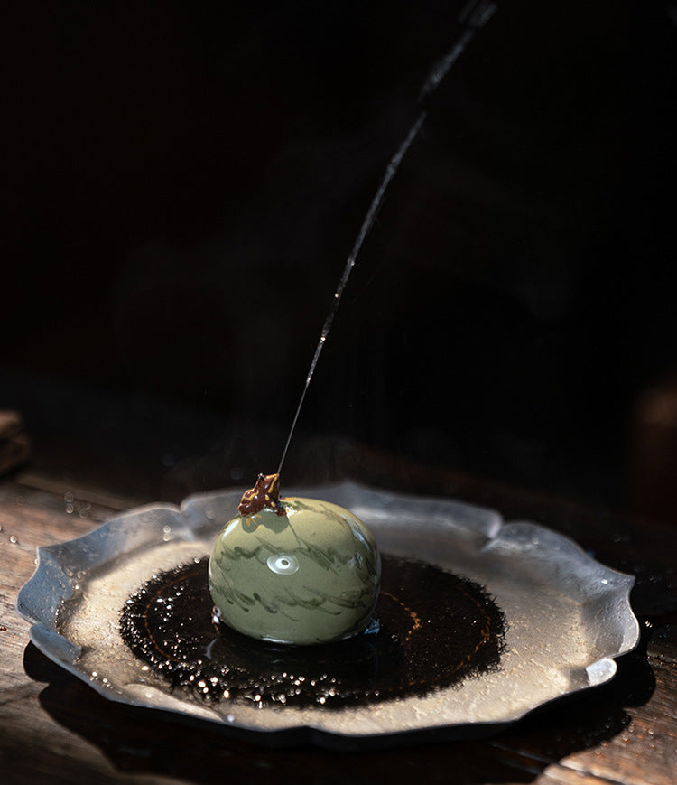 Yixing Purple Sand Spray Pastèque Thé Pet Fait Main Grenouille, Citrouille, Graines de Lotus, Citron, Fève Service à Thé, Sculpture En Gros