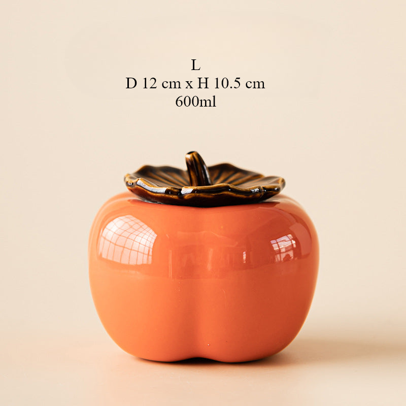 Gohobi Persimmon Shaped Food Container Storage