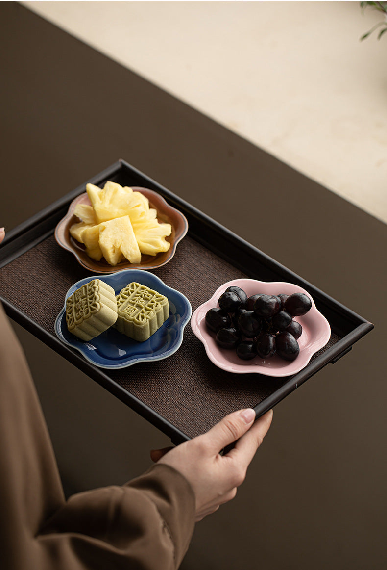 Gohobi Traditional Japanese Glazed Fruit Nuts Small Plate - Cloud 007