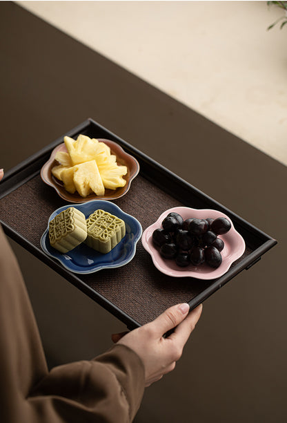 Gohobi Traditional Japanese Glazed Fruit Nuts Small Plate - Cloud 007