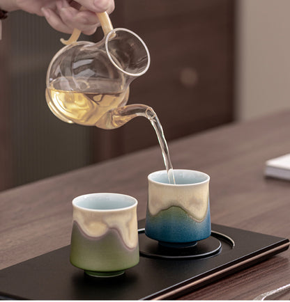 Gohobi Colourful Mountain Tea Cup Set 002