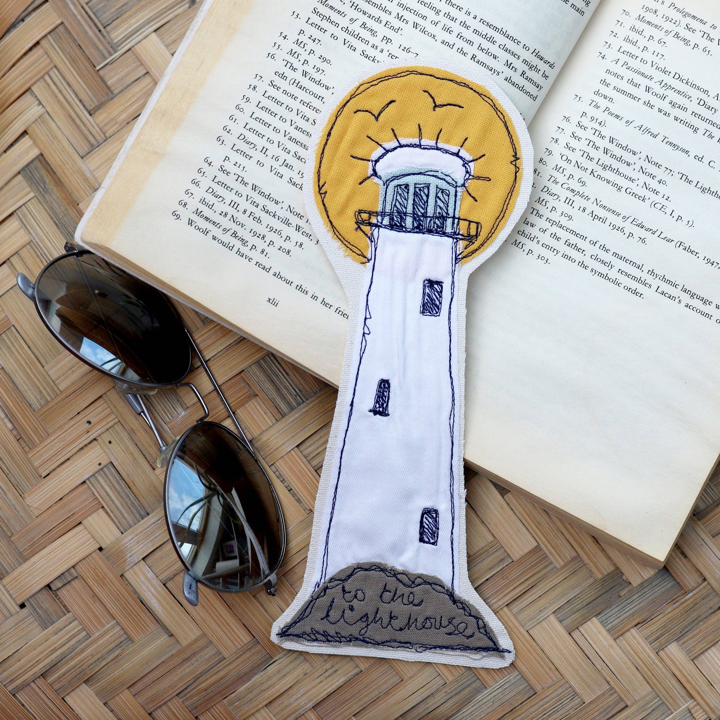 Gohobi x Poppy Treffry To The Lighthouse Bookmark [Made in the UK]