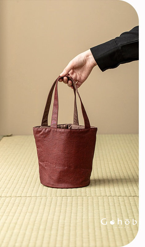Gohobi Xiangyun Silk Tote Bag – Handmade Retro Bucket Handbag