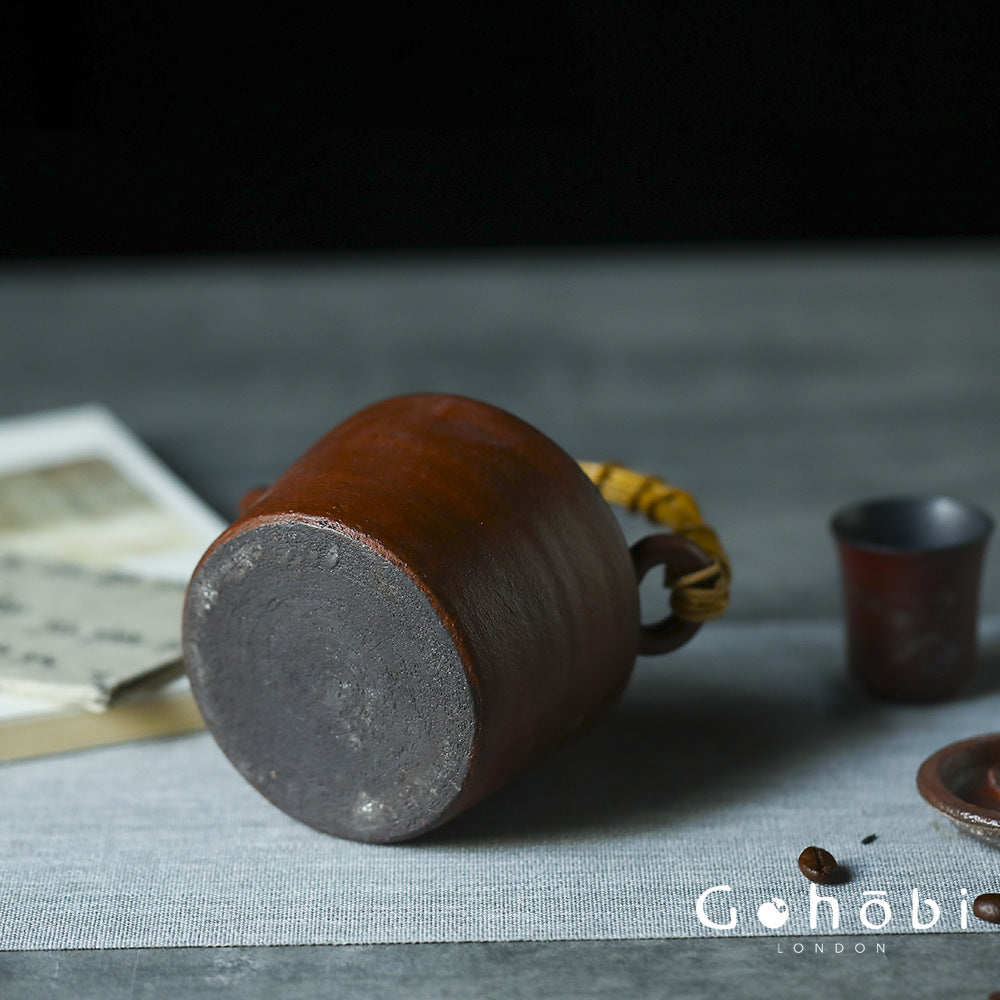 Gohobi “Sunny Day” Hand-Pulled Purple Sand Teapot – Literati Ball-Hole Pot (350–400ml)