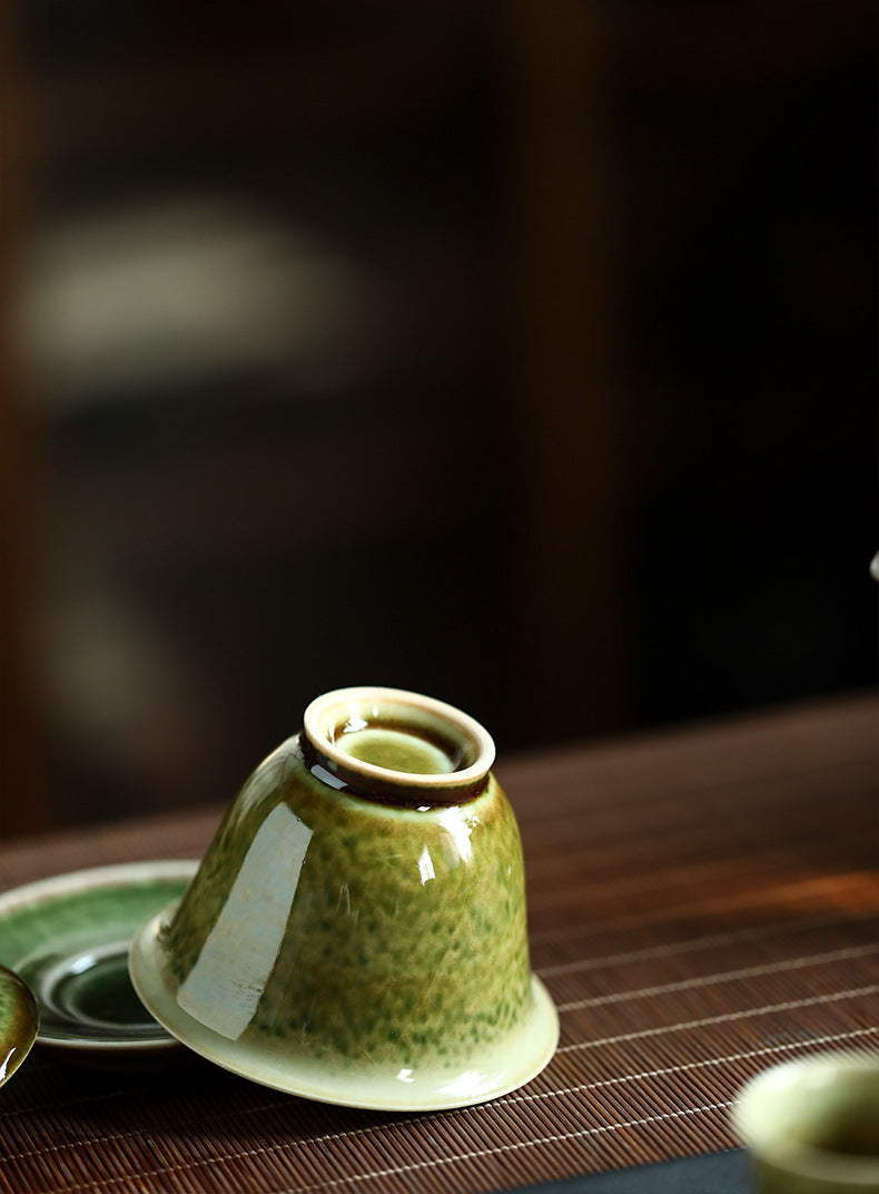 Gohobi Handmade Ceramic Soda Green Gaiwan