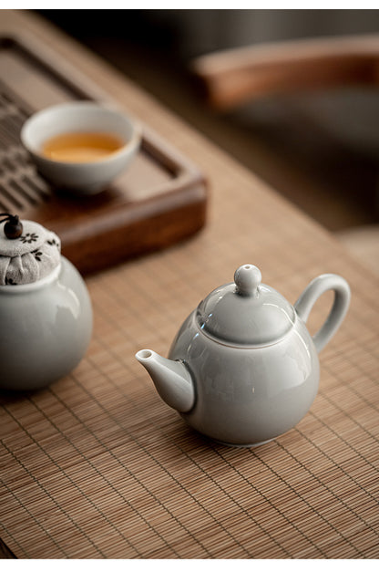 Gohobi Japanese Style Ice Grey Teapot 002