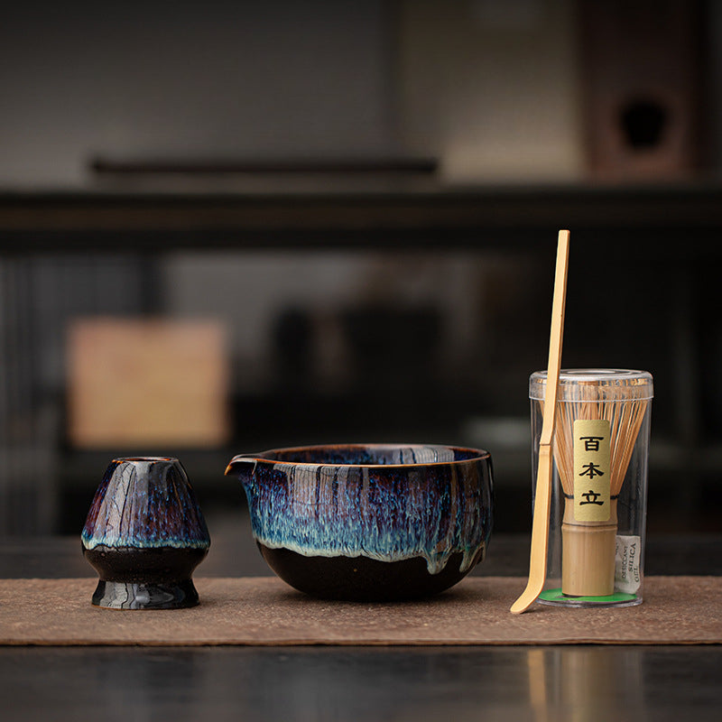Gohobi Ceramic Matcha Set 037 Starry Sky