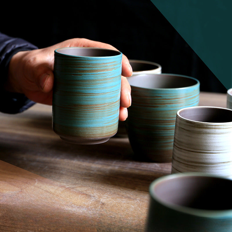 Gohobi Hand-Painted Kiln-Changed Ceramic Cup